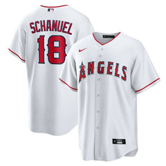 Nolan Schanuel Los Angeles Angels Home Replica Jersey - White | Nike