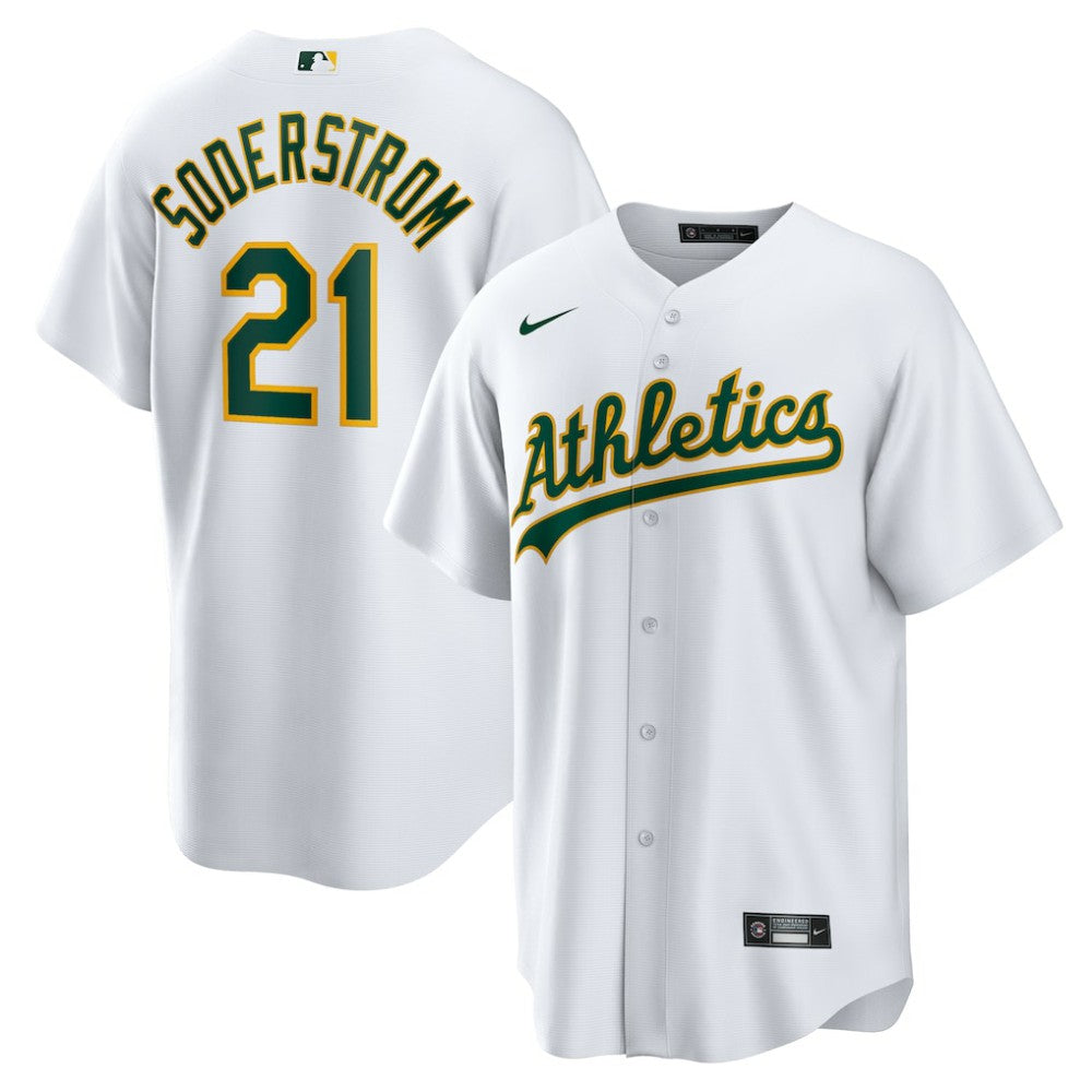 Tyler Soderstrom Athletics Home Replica Jersey - White | Nike