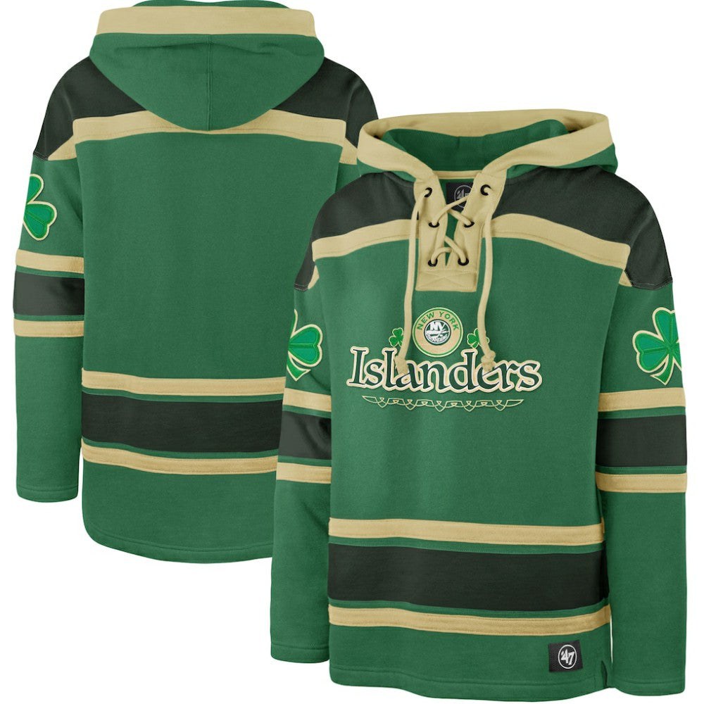 New York Islanders '47 St. Patrick's Day McLucky Superior Lacer Pullover Hoodie