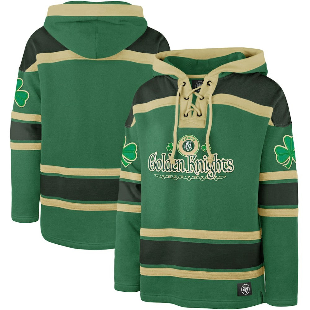 Vegas Golden Knights '47 St. Patrick's Day McLucky Superior Lacer Pullover Hoodie