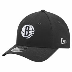 Brooklyn Nets 9FORTY Stock M-Crown Adjustable Hat - Black | New Era on sale