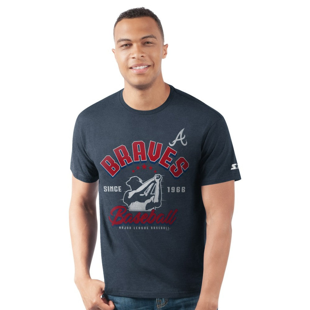 Atlanta Braves Starter Prime Time Batter T-Shirt - Navy
