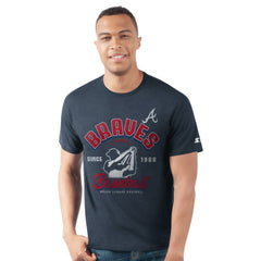 Atlanta Braves Starter Prime Time Batter T-Shirt - Navy