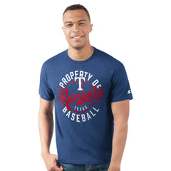 Texas Rangers Starter Prime Time Property Of T-Shirt - Royal