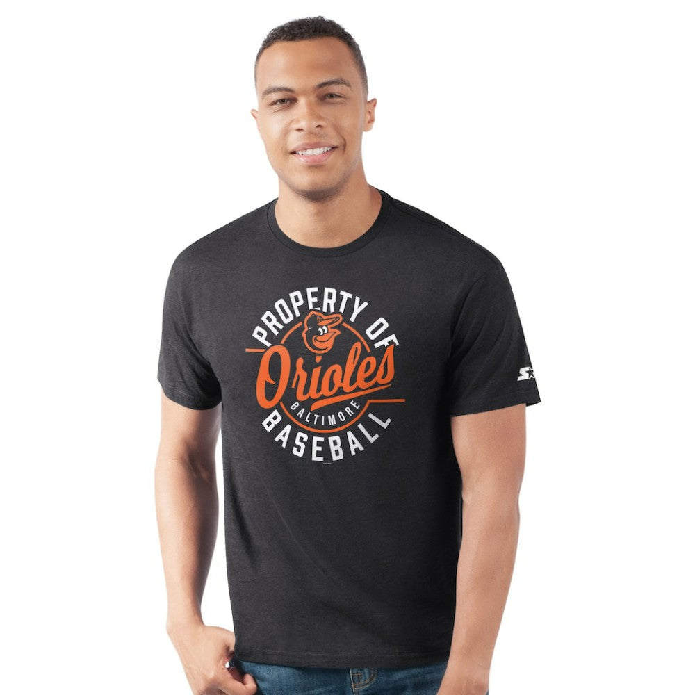 Baltimore Orioles Starter Prime Time Property Of T-Shirt - Black