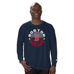 Boston Red Sox Starter Halftime Long Sleeve T-Shirt - Navy
