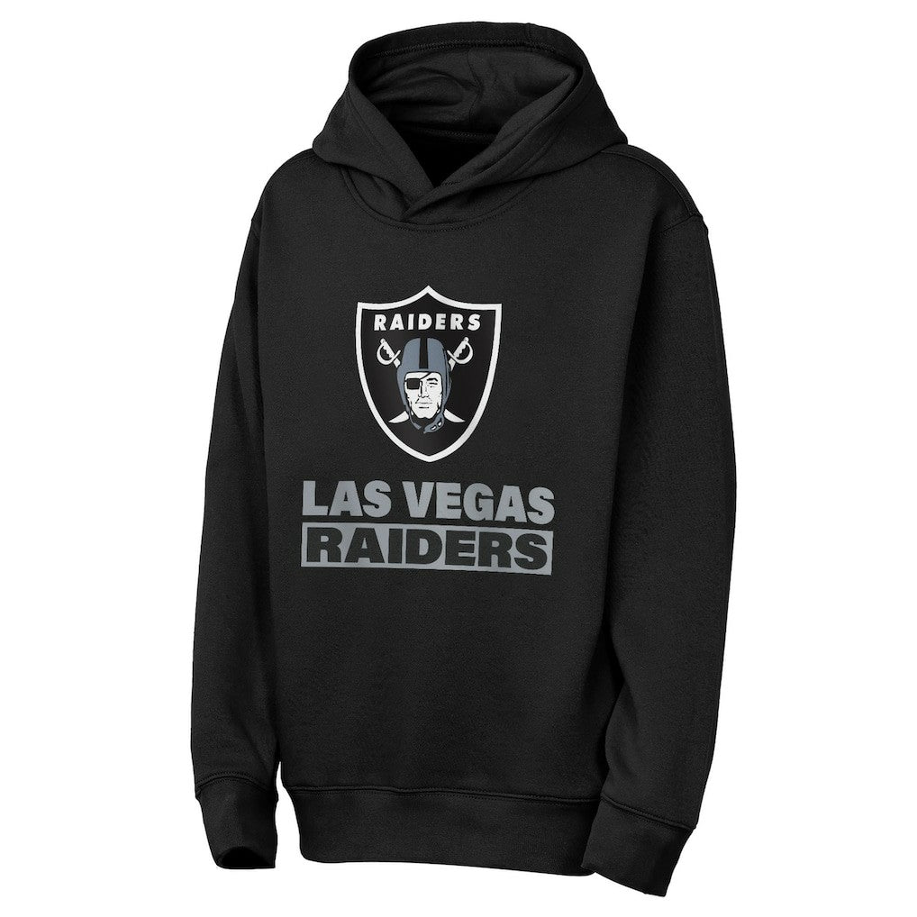 NFL Las Vegas Raiders Outerstuff Youth Back to Basics Hoodie