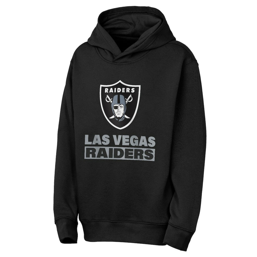 NFL Las Vegas Raiders Outerstuff Youth Back to Basics Hoodie