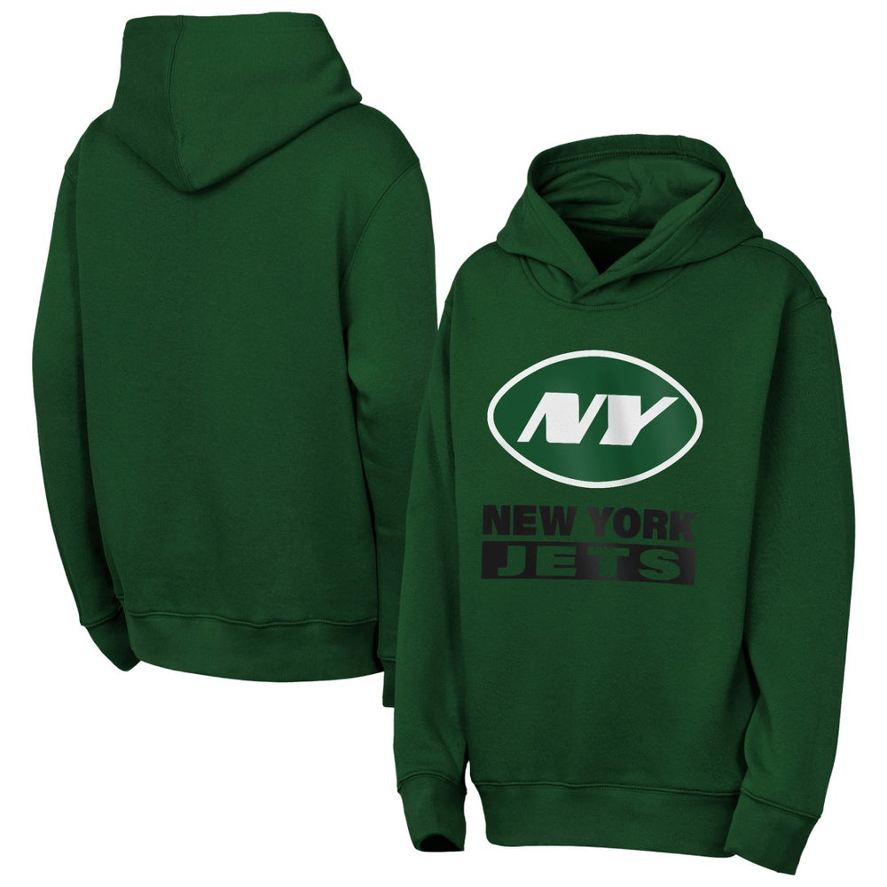 NFL New York Jets Outerstuff Youth Back to Basics Hoodie