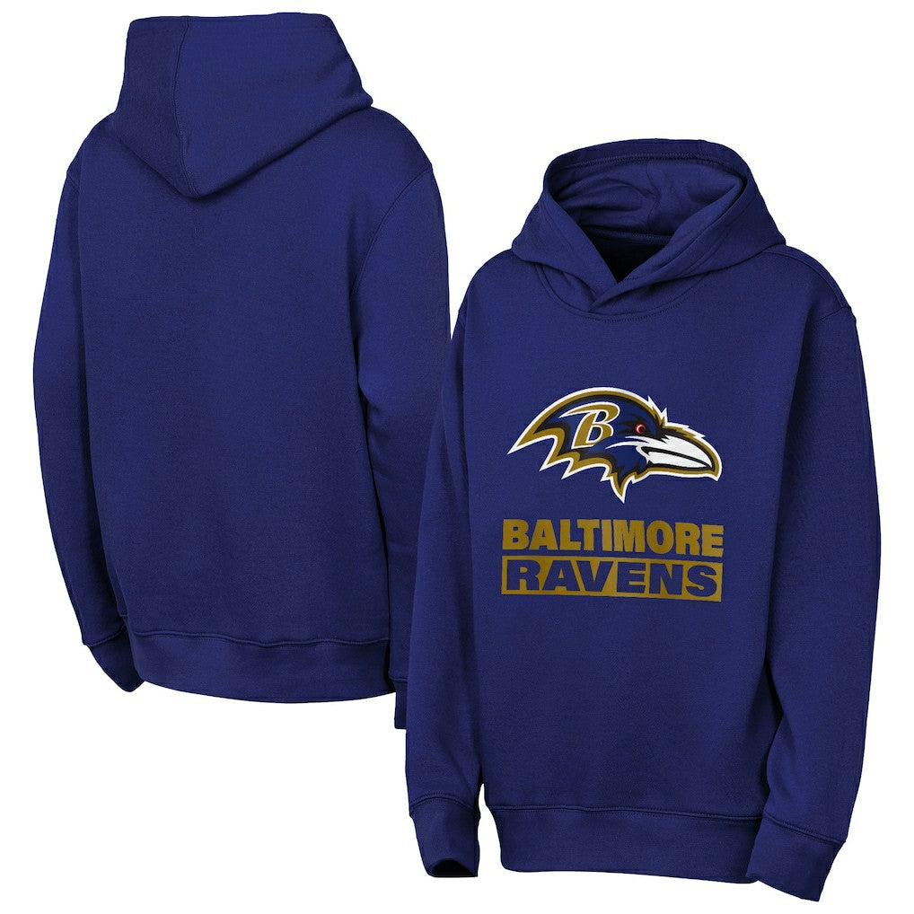 NFL Baltimore Ravens Outerstuff Youth Back to Basics Hoodie