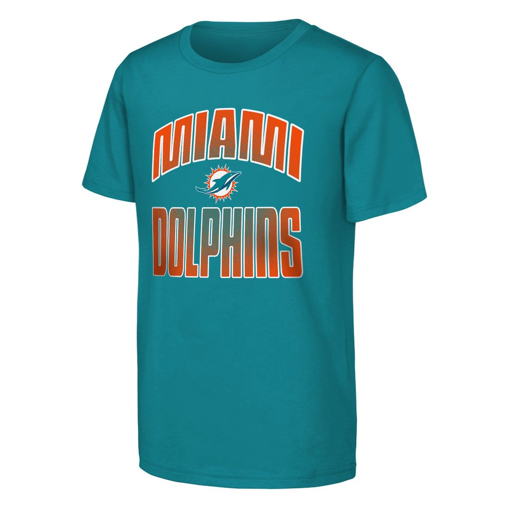 NFL Miami Dolphins Outerstuff Youth Never Quit 2-Pack T-Shirt Set