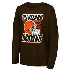 NFL Cleveland Browns Outerstuff Youth Never Settle Long Sleeve T-Shirt