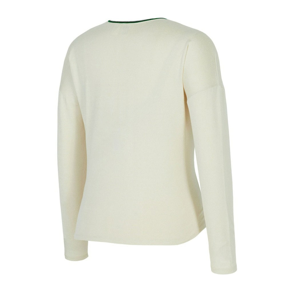 Boston Celtics Concepts Sport Women's Kaki Hacci Knit Long Sleeve Top & Shorts Set - Cream cheap