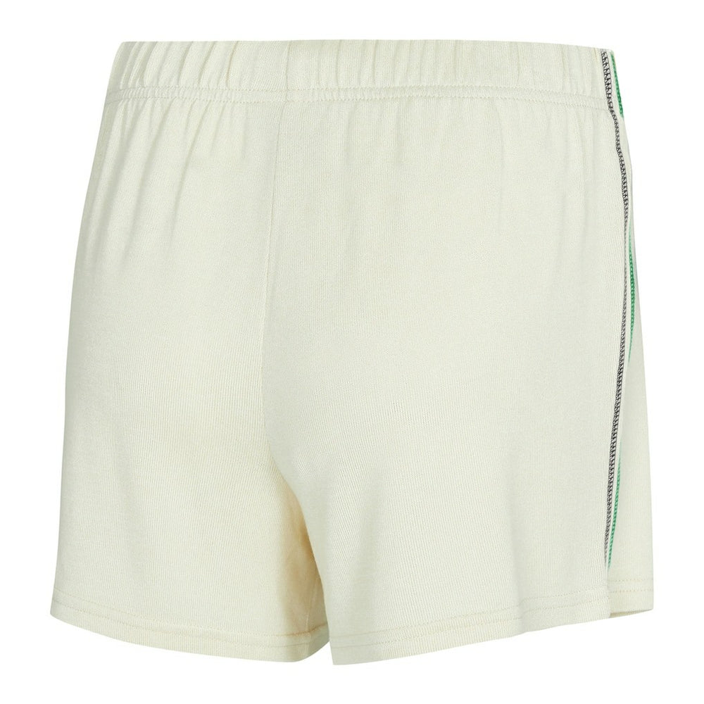 Boston Celtics Concepts Sport Women's Kaki Hacci Knit Long Sleeve Top & Shorts Set - Cream cheap