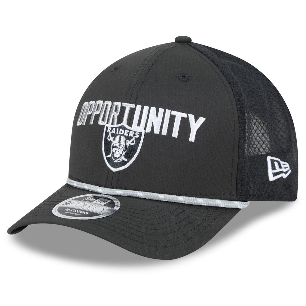 NFL Las Vegas Raiders 2025 Inspire Change 9FORTY M-Crown Adjustable Hat