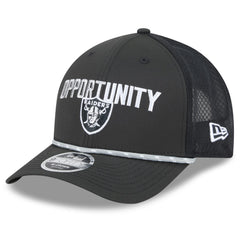 NFL Las Vegas Raiders 2025 Inspire Change 9FORTY M-Crown Adjustable Hat