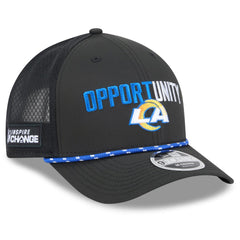 NFL Los Angeles Rams 2025 Inspire Change 9FORTY M-Crown Adjustable Hat