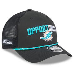 NFL Miami Dolphins 2025 Inspire Change 9FORTY M-Crown Adjustable Hat