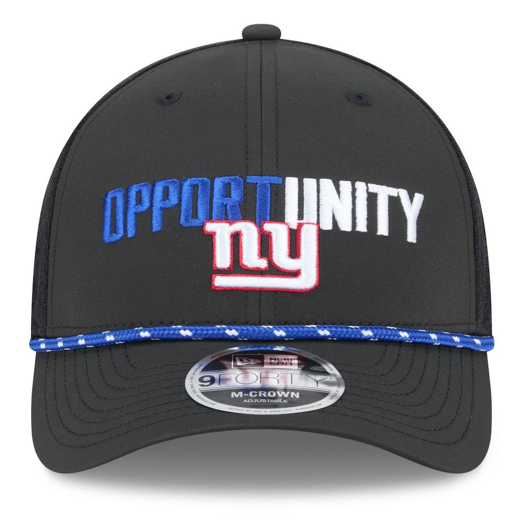 NFL New York Giants 2025 Inspire Change 9FORTY M-Crown Adjustable Hat