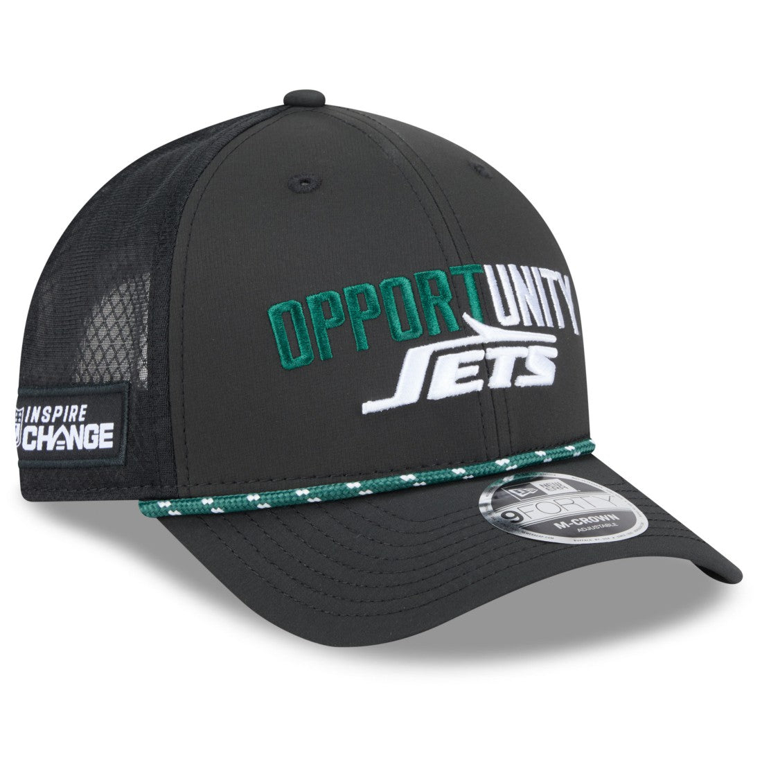 NFL New York Jets 2025 Inspire Change 9FORTY M-Crown Adjustable Hat