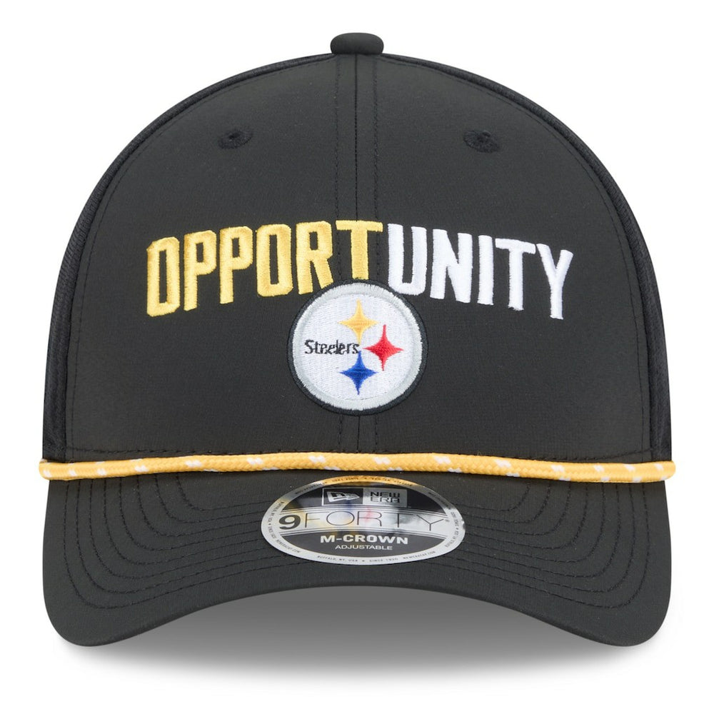 NFL Pittsburgh Steelers 2025 Inspire Change 9FORTY M-Crown Adjustable Hat