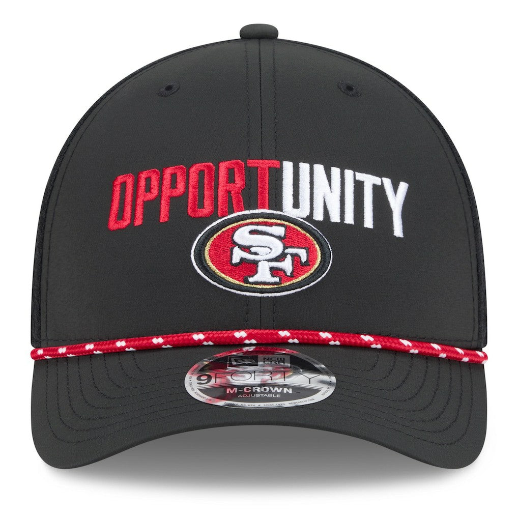 NFL San Francisco 49ers 2025 Inspire Change 9FORTY M-Crown Adjustable Hat
