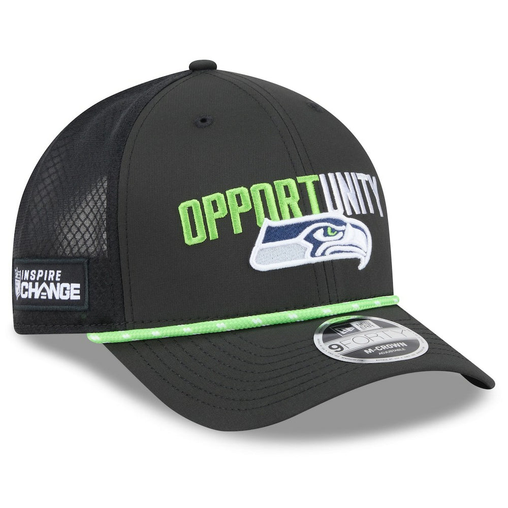 NFL Seattle Seahawks 2025 Inspire Change 9FORTY M-Crown Adjustable Hat