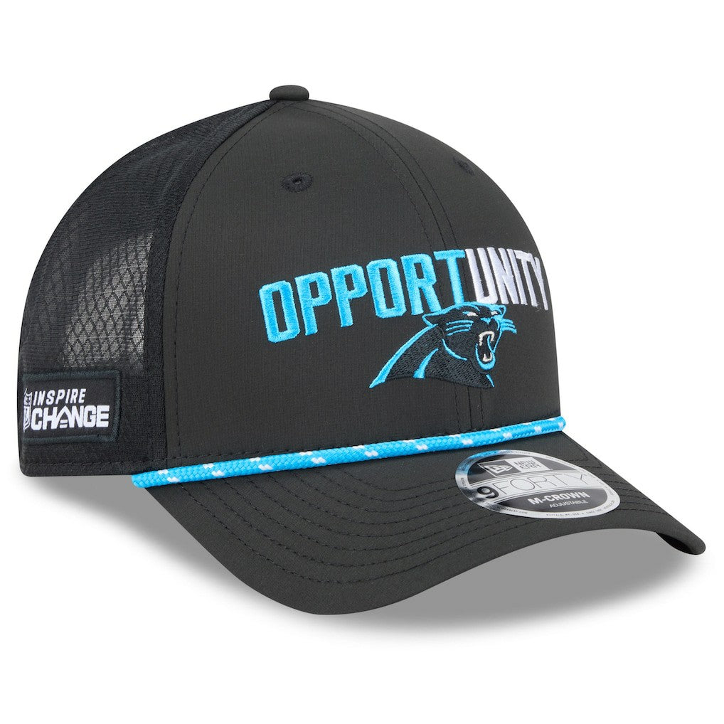 NFL Carolina Panthers 2025 Inspire Change 9FORTY M-Crown Adjustable Hat