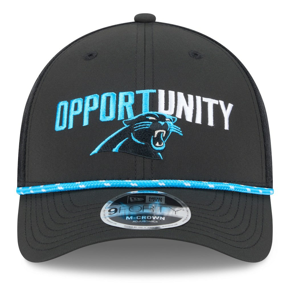 NFL Carolina Panthers 2025 Inspire Change 9FORTY M-Crown Adjustable Hat