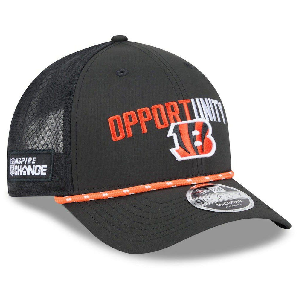 NFL Cincinnati Bengals 2025 Inspire Change 9FORTY M-Crown Adjustable Hat