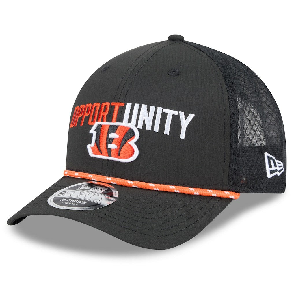 NFL Cincinnati Bengals 2025 Inspire Change 9FORTY M-Crown Adjustable Hat