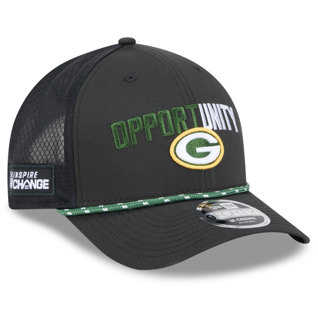 NFL Green Bay Packers 2025 Inspire Change 9FORTY M-Crown Adjustable Hat