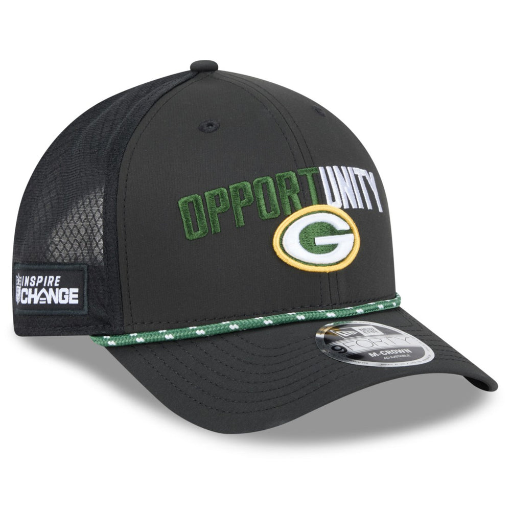 NFL Green Bay Packers 2025 Inspire Change 9FORTY M-Crown Adjustable Hat