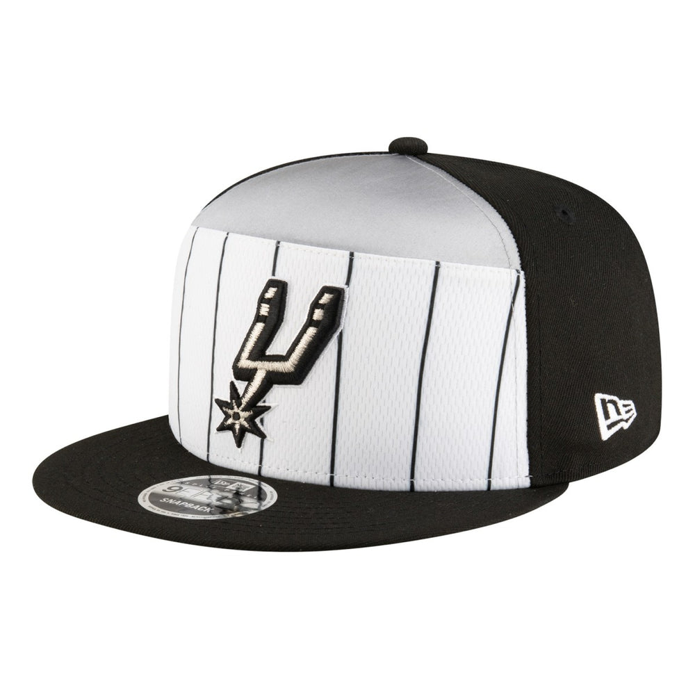 San Antonio Spurs Youth 2025 NBA Tip Off Split Panel 9FIFTY Snapback Hat - White/Black | New Era discount