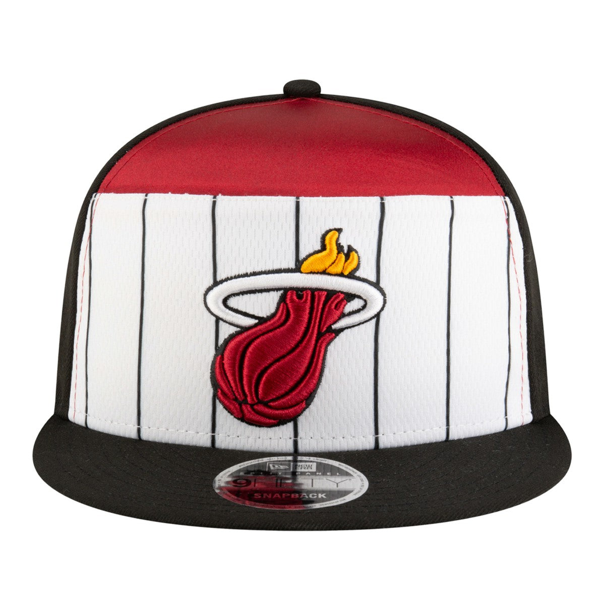 Miami Heat Youth 2025 NBA Tip Off Split Panel 9FIFTY Snapback Hat - White/Black | New Era online