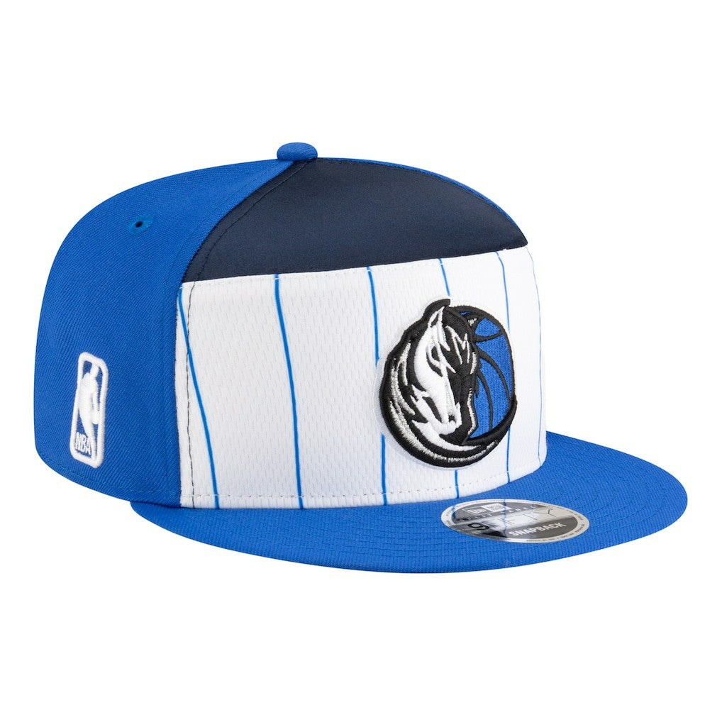 Dallas Mavericks Youth 2025 NBA Tip Off Split Panel 9FIFTY Snapback Hat sale - White/Blue | New Era for sale