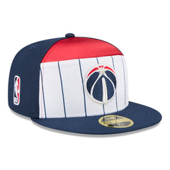 Washington Wizards 2025 NBA Tip Off Split Panel 59FIFTY Fitted Hat - White/Navy | New Era online