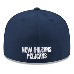 New Orleans Pelicans 2025 NBA Tip Off Split Panel 59FIFTY Fitted Hat - White/Navy | New Era discount