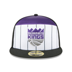 Sacramento Kings 2025 NBA Tip Off Split Panel 59FIFTY Fitted Hat - White/Black | New Era online