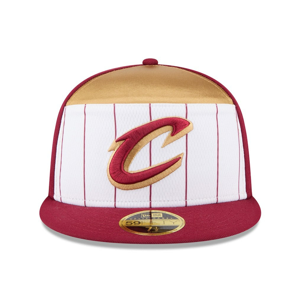 Cleveland Cavaliers 2025 NBA Tip Off Split Panel 59FIFTY Fitted Hat sale - White/Wine | New Era for sale