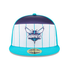 Charlotte Hornets 2025 NBA Tip Off Split Panel 59FIFTY Fitted Hat - White/Teal | New Era online