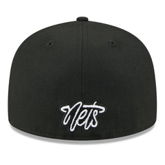 Brooklyn Nets 2025 NBA Tip Off Split Panel 59FIFTY Fitted Hat - White/Black | New Era outlet