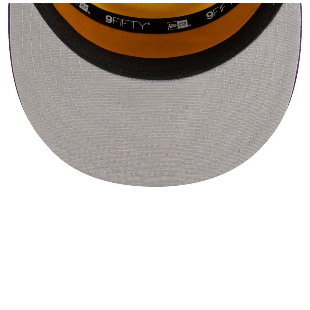 Los Angeles Lakers 2025 NBA Tip Off Split Panel 9FIFTY Snapback Hat - White/Purple | New Era for sale