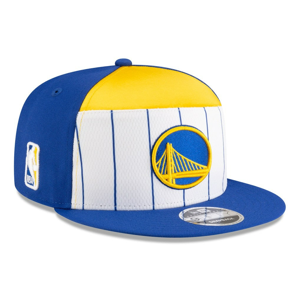 Golden State Warriors 2025 NBA Tip Off Split Panel 9FIFTY Snapback Hat sale - White/Royal | New Era outlet