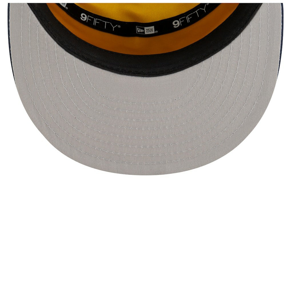 Indiana Pacers 2025 NBA Tip Off Split Panel 9FIFTY Snapback Hat - White/Navy | New Era shop