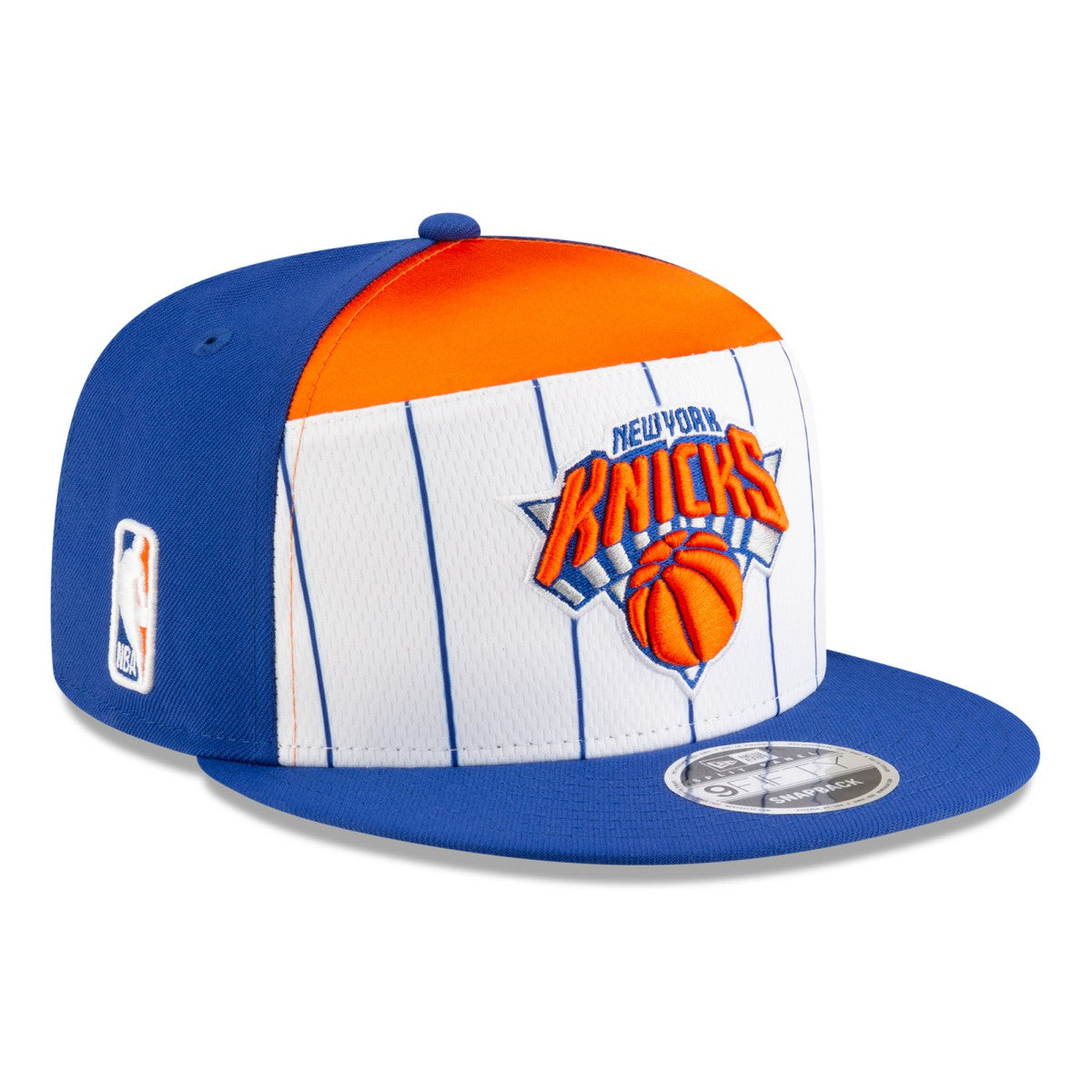New York Knicks 2025 NBA Tip Off Split Panel 9FIFTY Snapback Hat - White/Blue | New Era sale