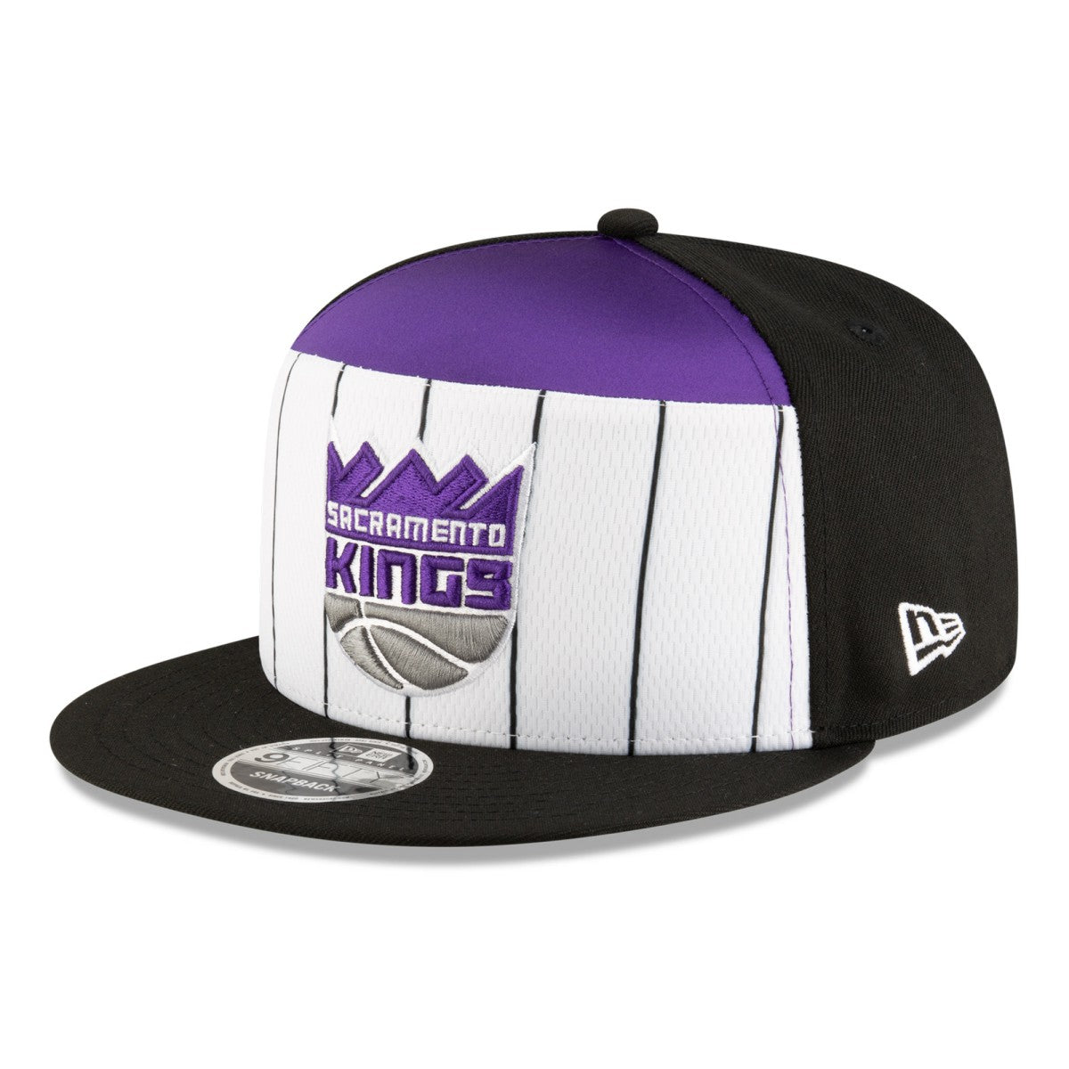 Sacramento Kings 2025 NBA Tip Off Split Panel 9FIFTY Snapback Hat - White/Black | New Era outlet