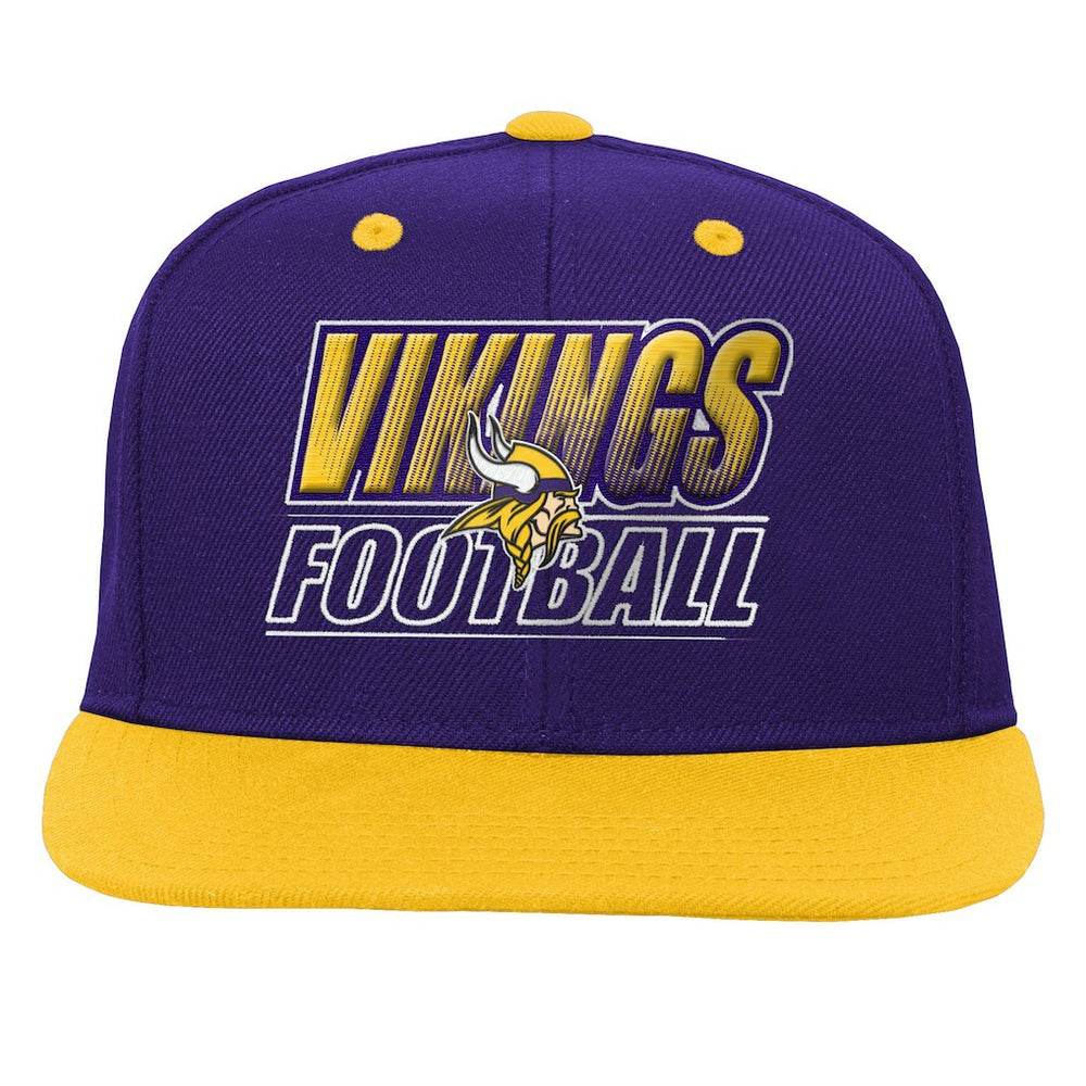 NFL Minnesota Vikings Outerstuff Youth Team Gradient Deadstock Snapback Hat