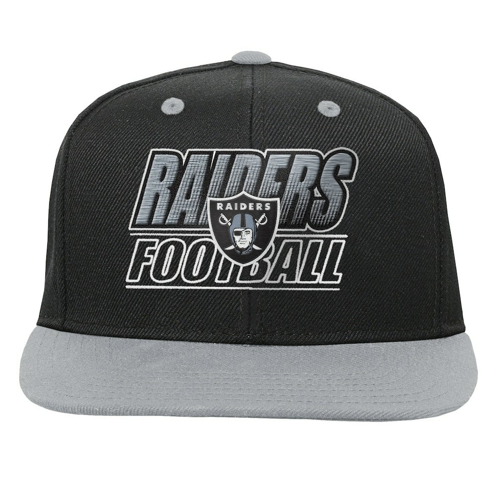 NFL Las Vegas Raiders Outerstuff Youth Team Gradient Deadstock Snapback Hat