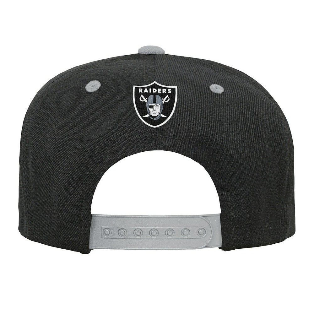 NFL Las Vegas Raiders Outerstuff Youth Team Gradient Deadstock Snapback Hat